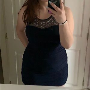 Super Pretty Navy Blue Dress